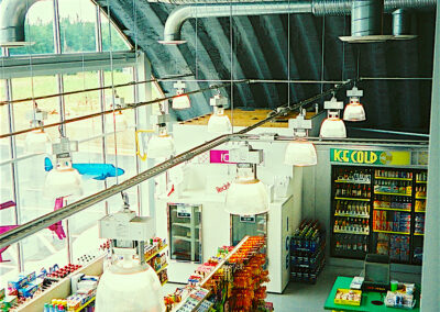 Convenience Store Interior in a Quonset Hut
