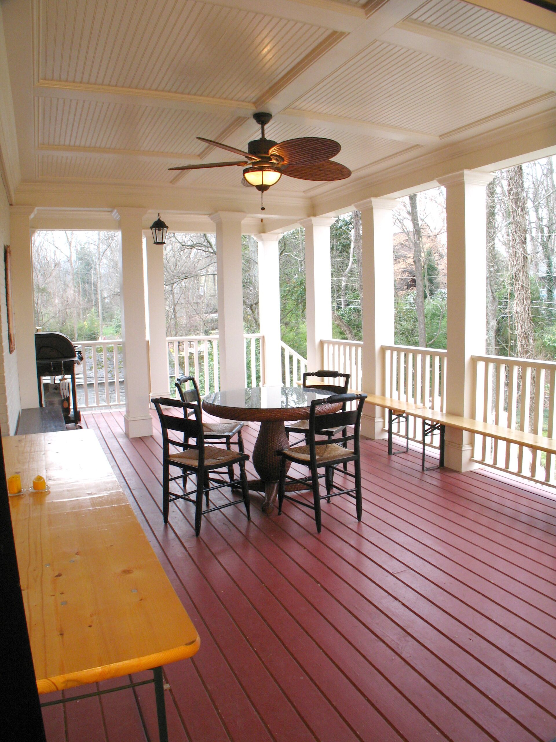 Rear Porch of Candler Park Home